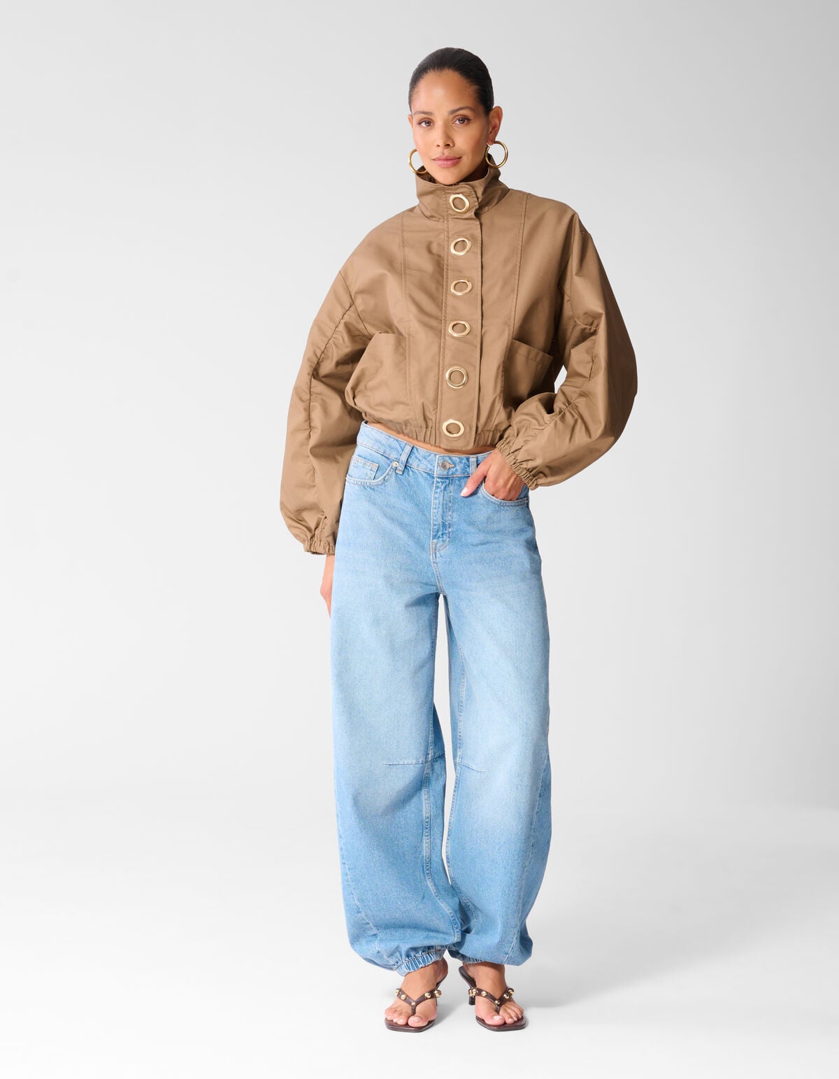 Cargo Eyelet Jack Camel SHOEBY WOMEN