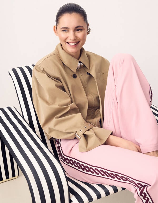 Cargo Trench Jack Lichtbruin SHOEBY WOMEN