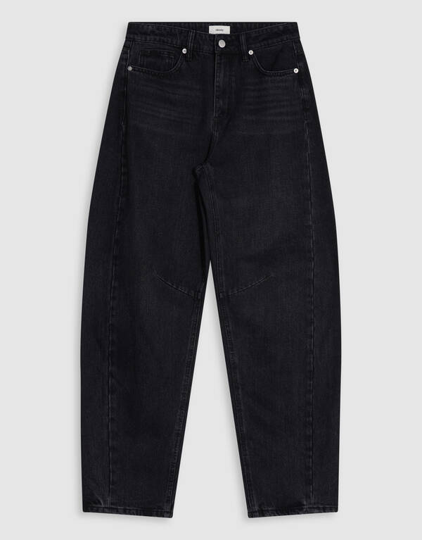 Barrel Jeans Washed Zwart SHOEBY WOMEN