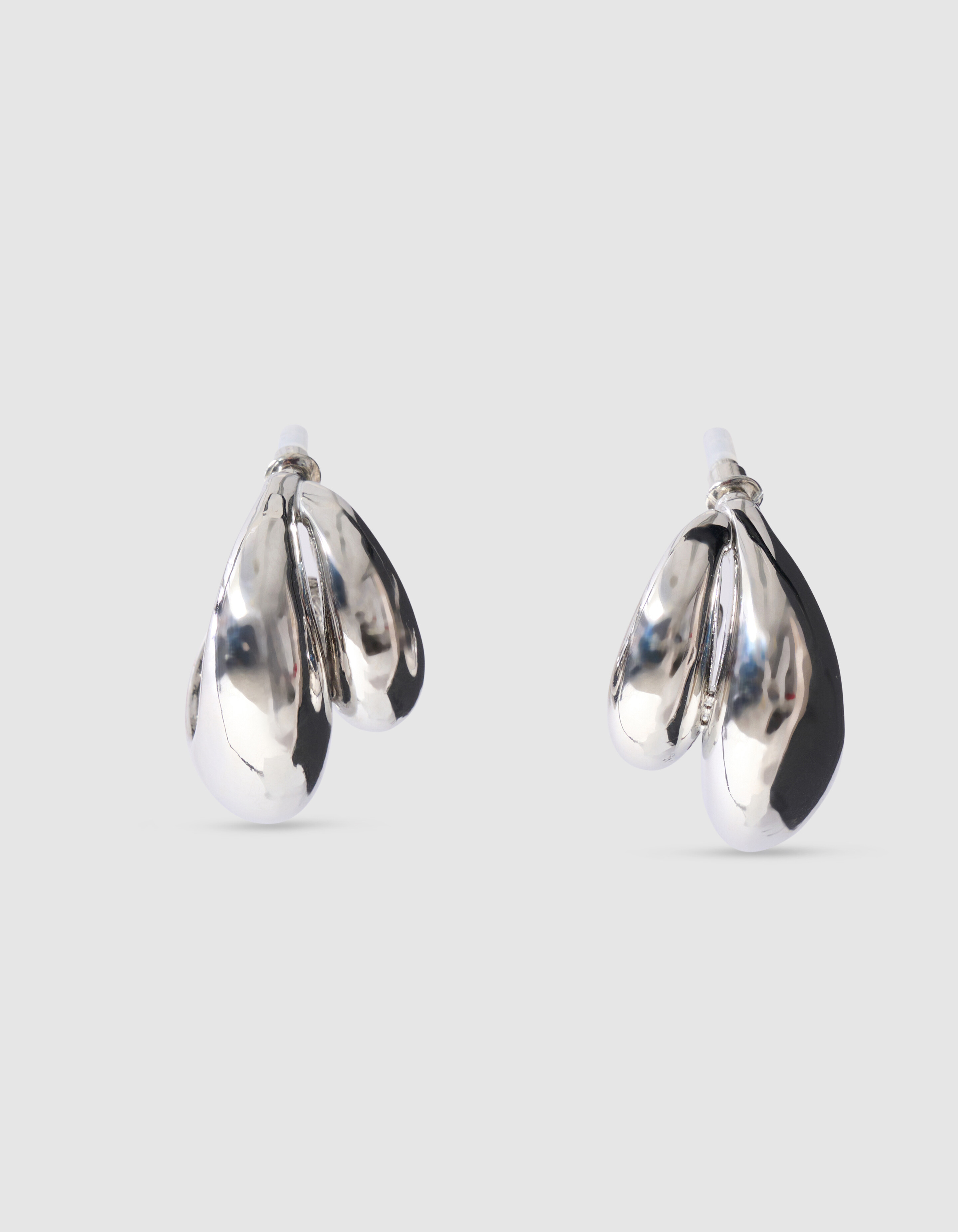 Double Drop Oorbellen Zilver SHOEBY ACCESSOIRES