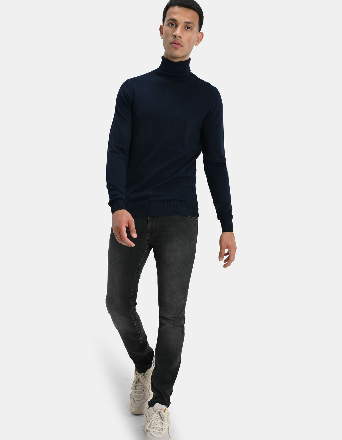 Slim Fit Jeans Zwart L32 Refill