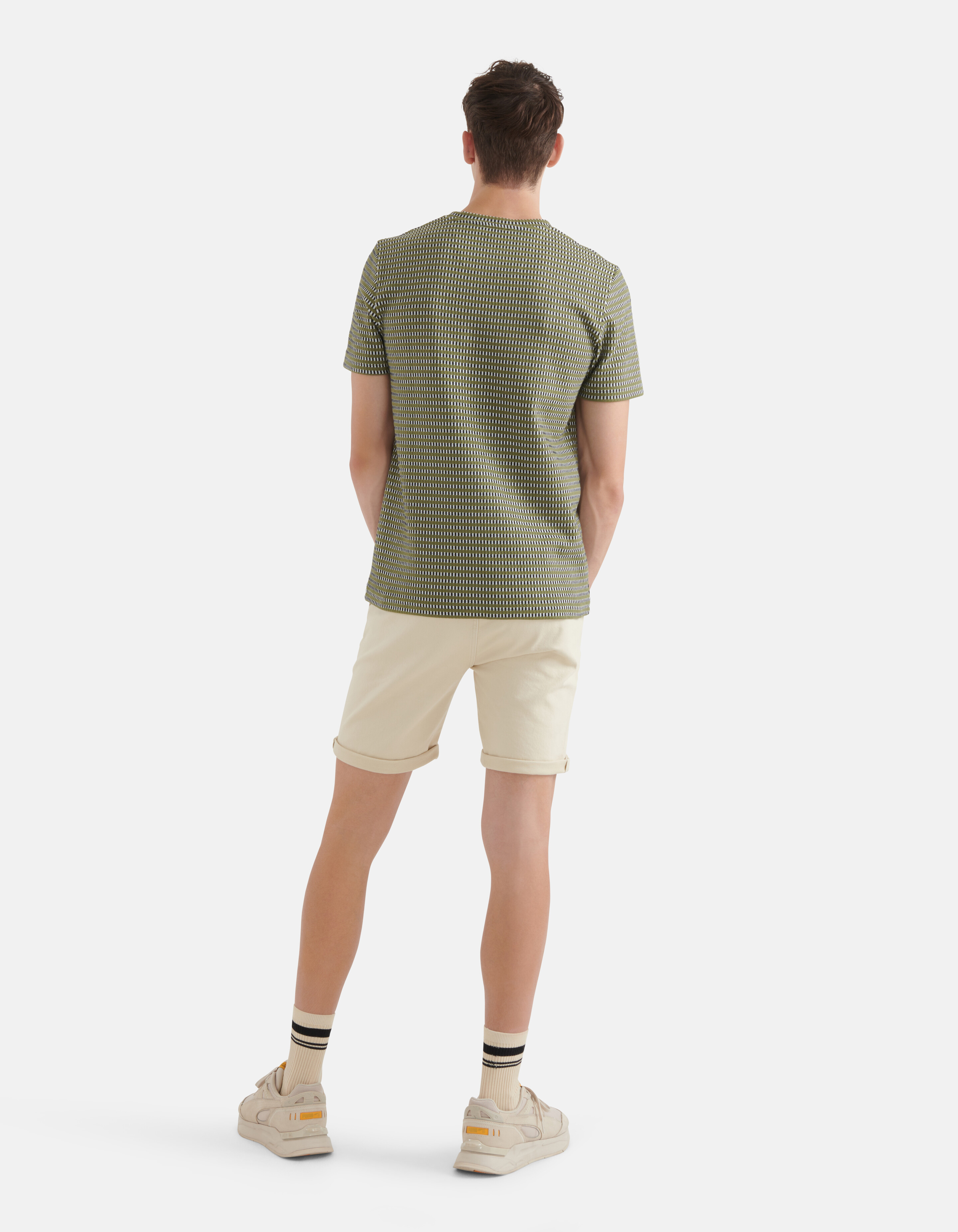 Jog Denim Short Beige SHOEBY MEN