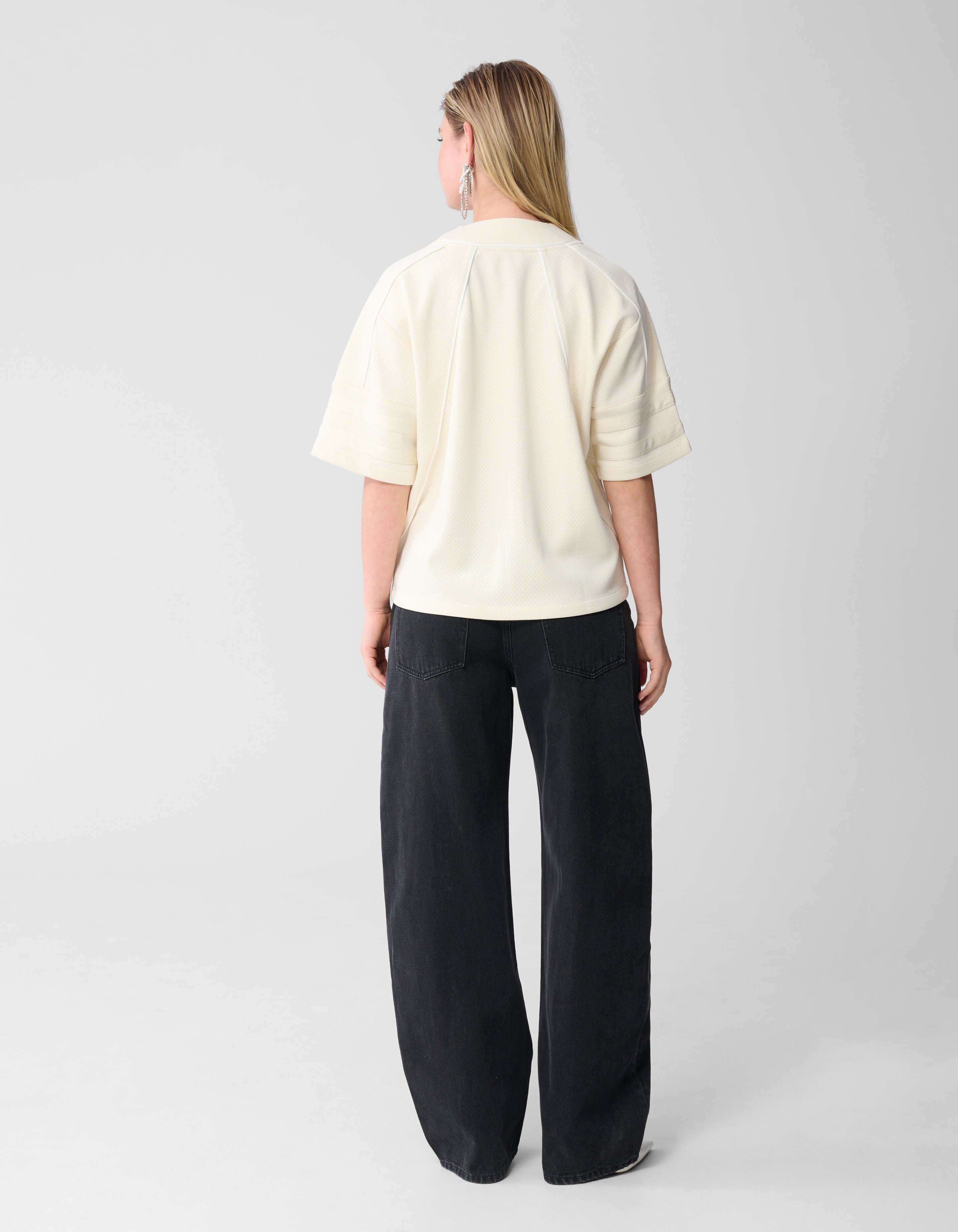 Mesh Piping Jack Gebroken Wit SHOEBY WOMEN