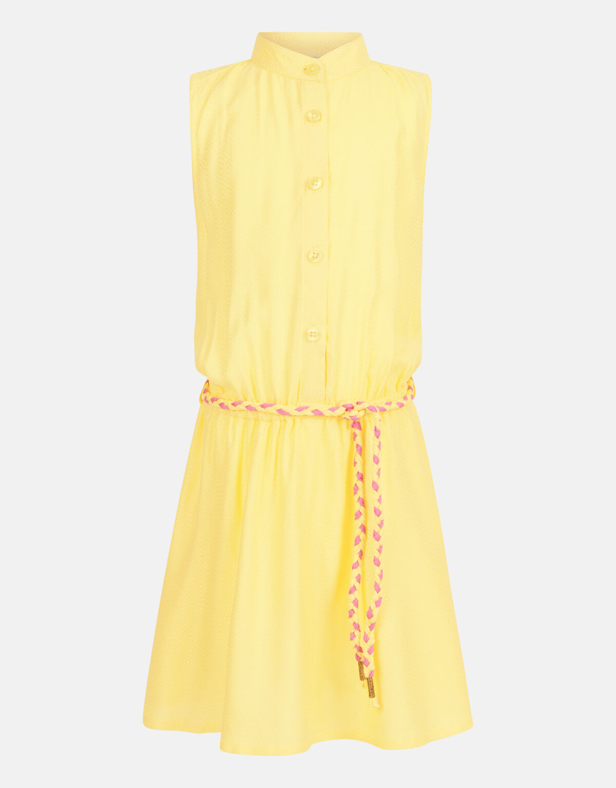 Jacquard Jurk Geel SHOEBY GIRLS