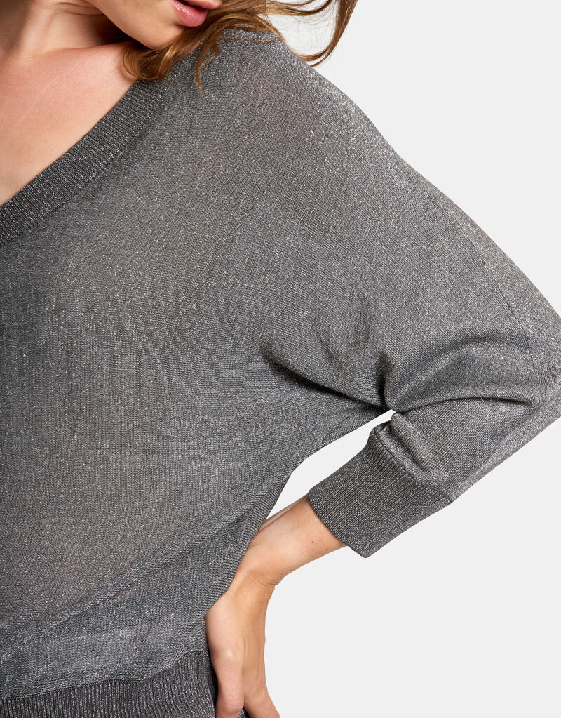 Glitter V Pullover
