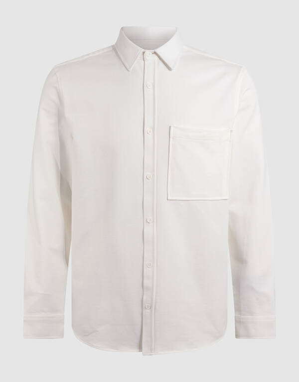 Pocket Overhemd Gebroken Wit SHOEBY MEN