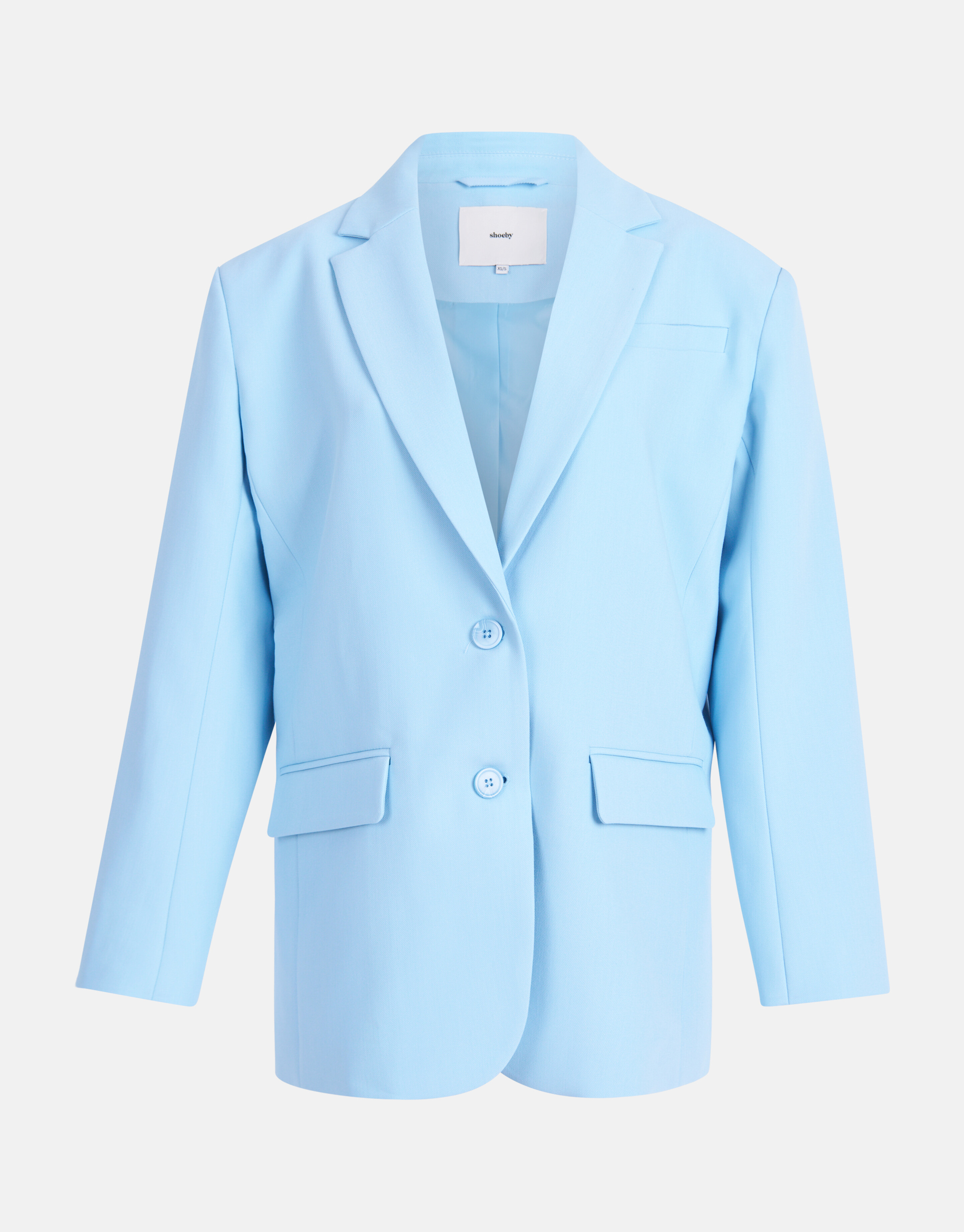 Oversized Basis Blazer Lichtblauw SHOEBY WOMEN