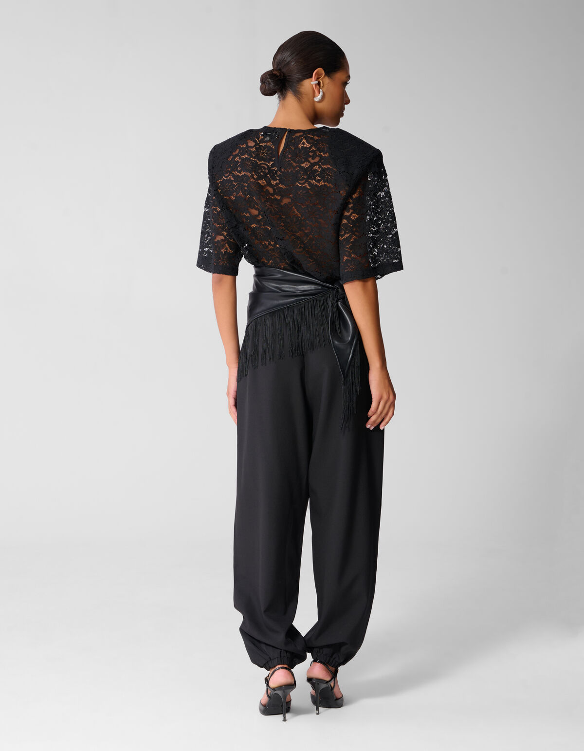 Pleat Balloon Fit Broek Zwart SHOEBY WOMEN