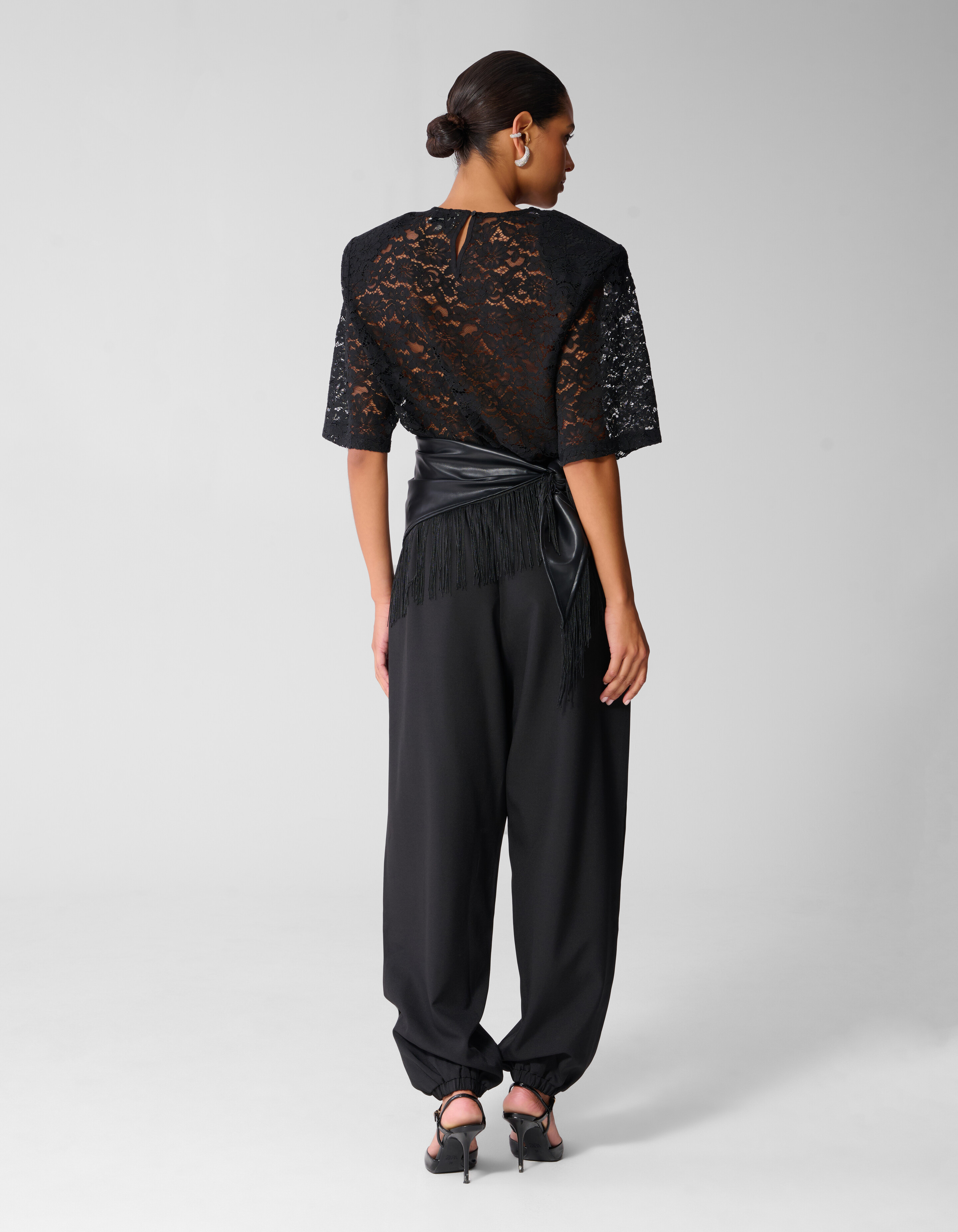 Pleat Balloon Fit Broek Zwart SHOEBY WOMEN