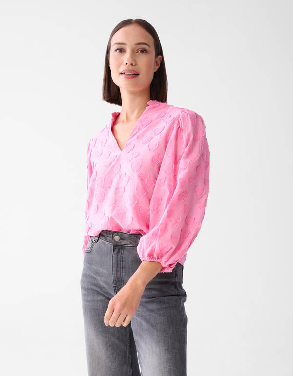 Heart Blouse Roze SHOEBY WOMEN