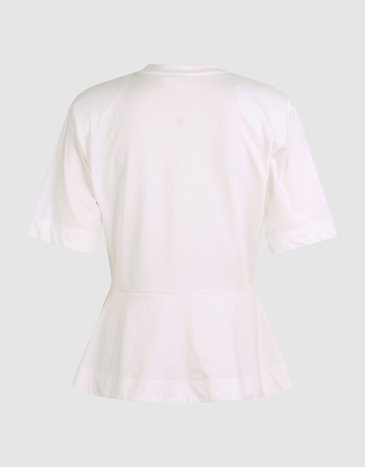 Peplum T-shirt Wit SHOEBY WOMEN
