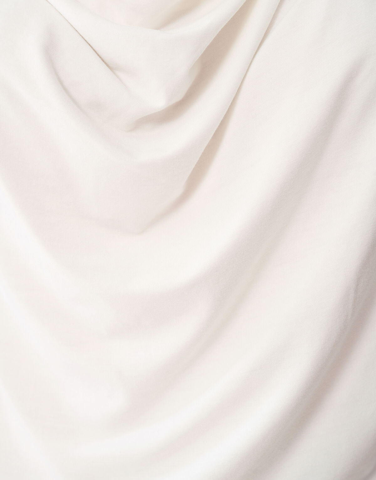 Gedrapeerde Top Gebroken Wit SHOEBY WOMEN