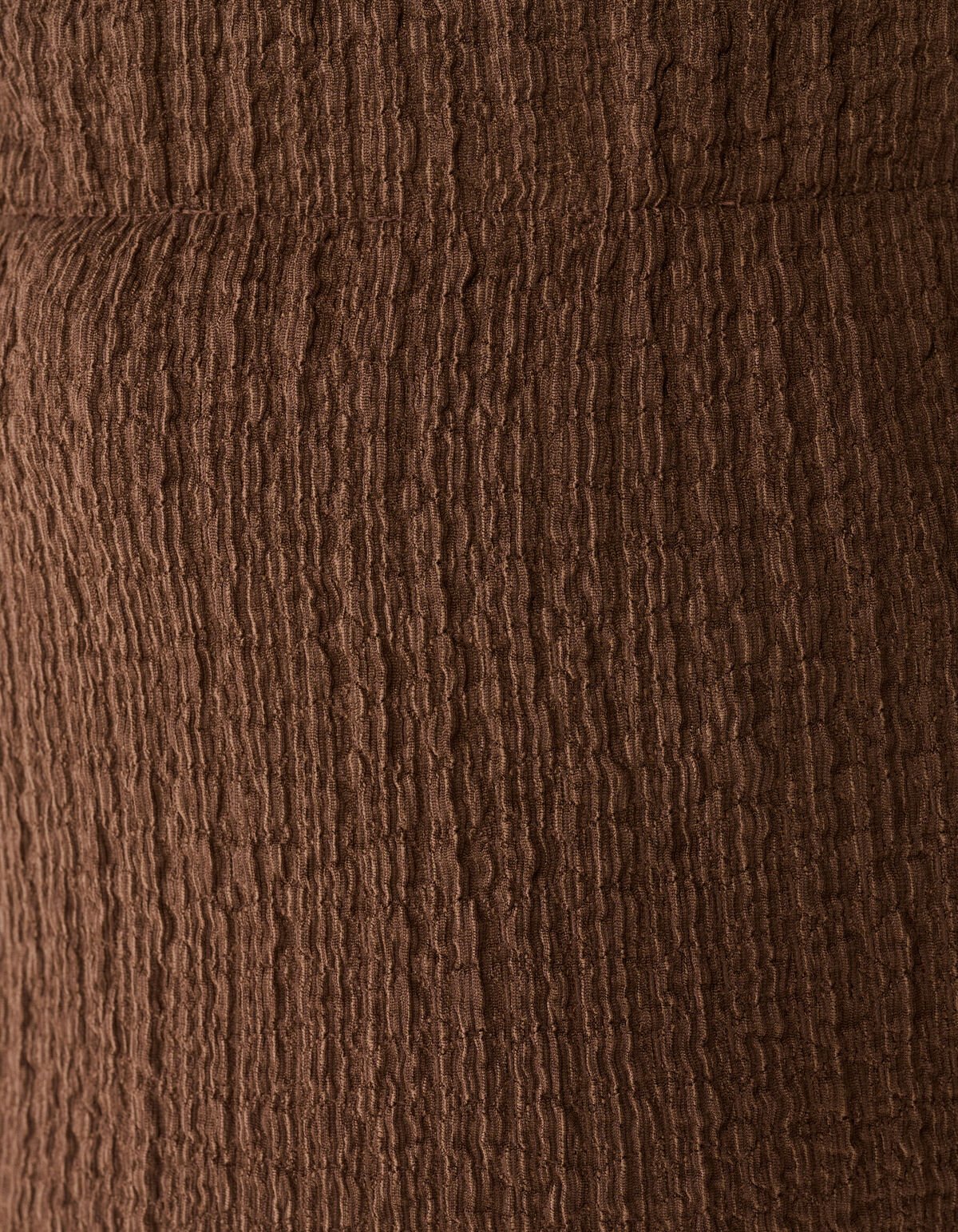 Crinkle Maxi Rok Bruin SHOEBY WOMEN