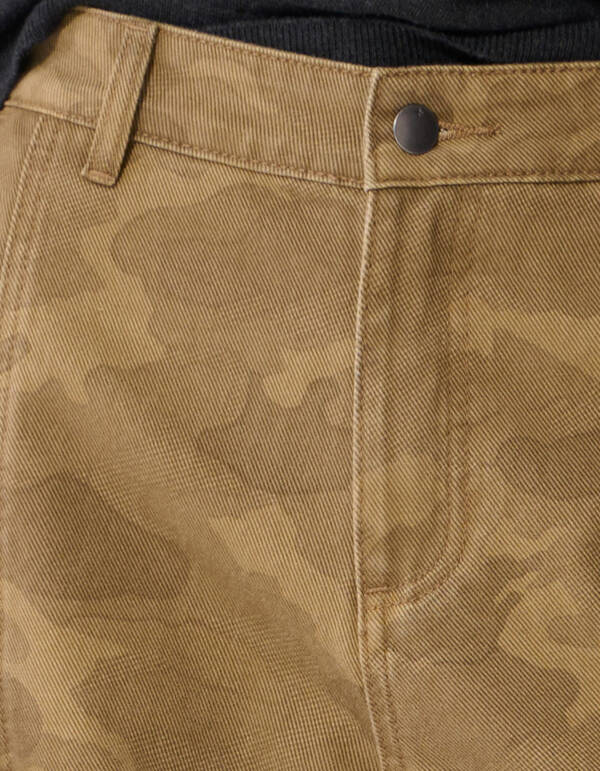 Camo Baggy Fit Jeans Bruin SHOEBY WOMEN