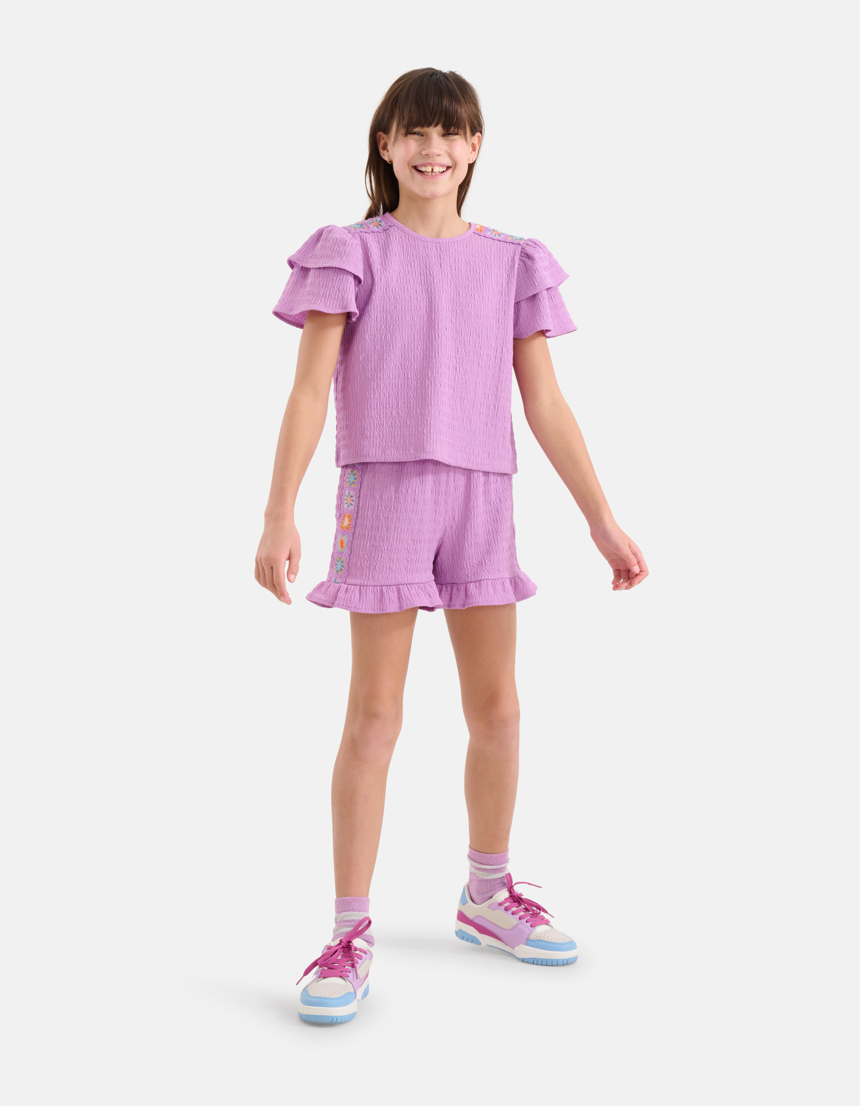 Crochet Short Lichtpaars SHOEBY GIRLS