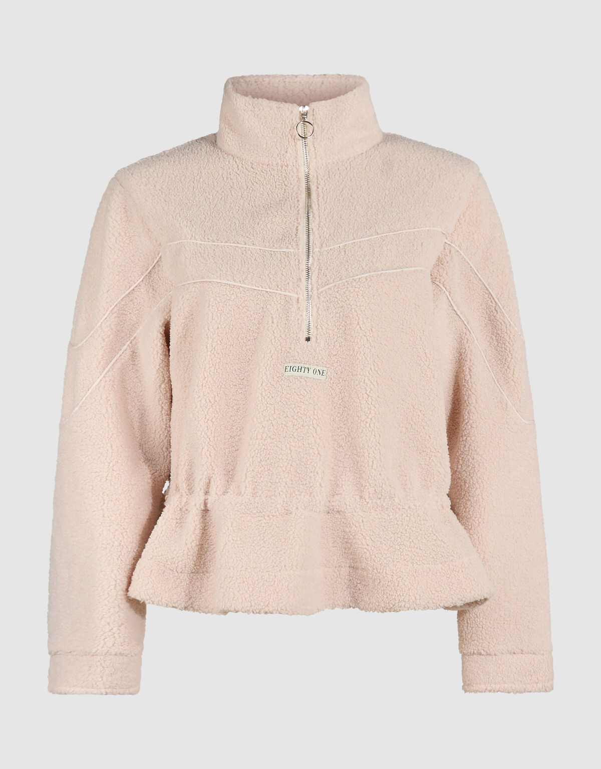 Teddy Peplum Trui Ecru SHOEBY WOMEN