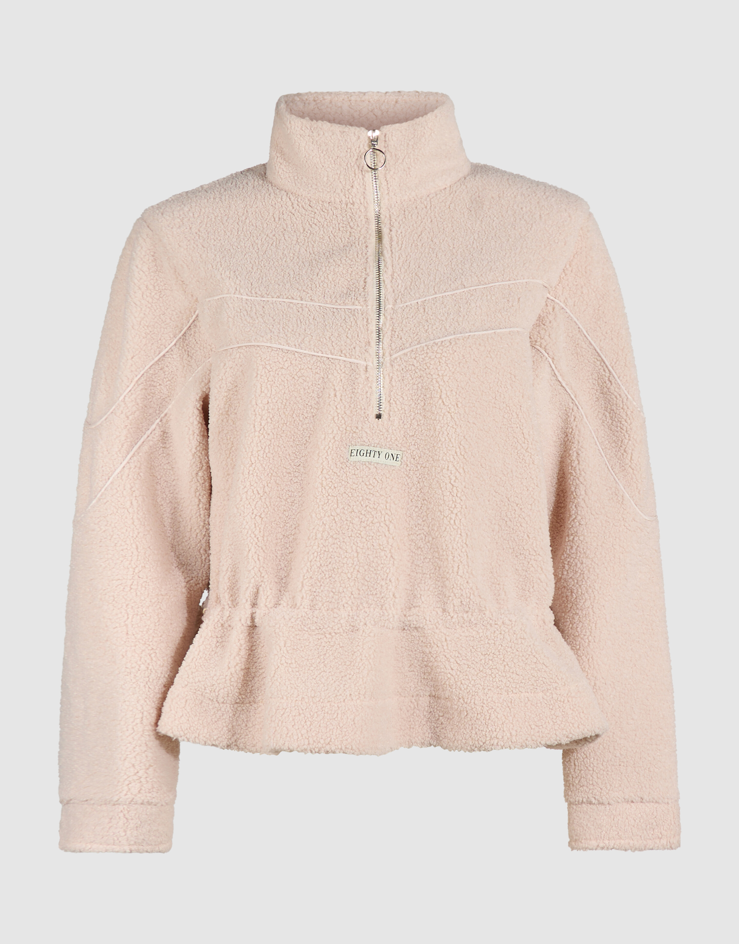 Teddy Peplum Trui Ecru SHOEBY WOMEN