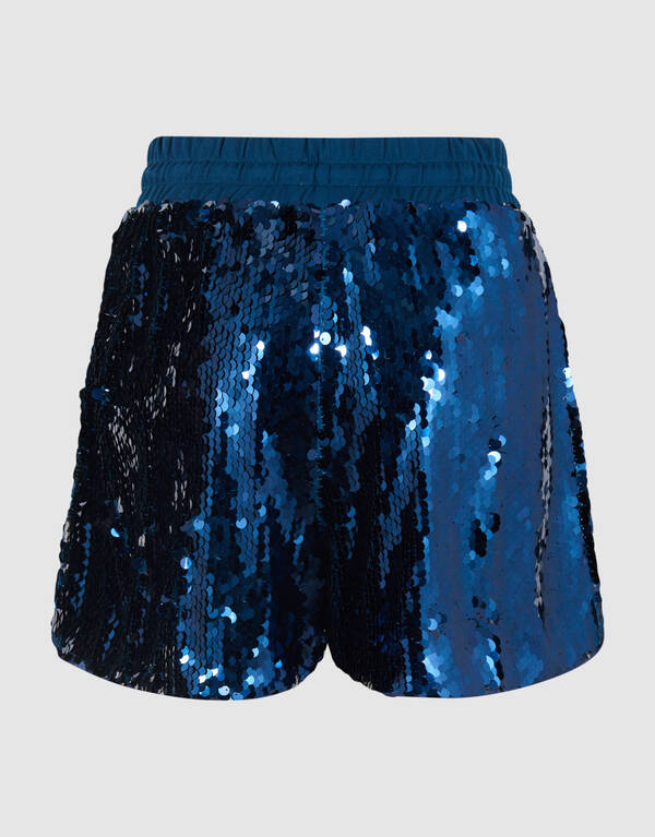 Sequin Short Blauw SHOEBY WOMEN