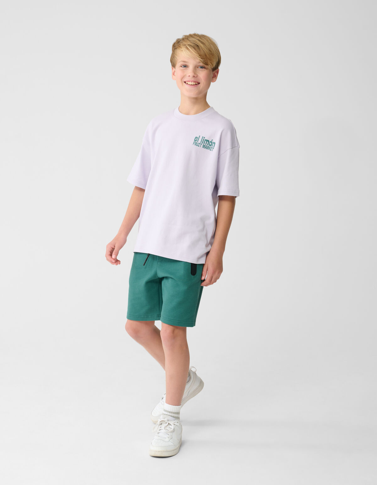 Limon Artwork T-shirt Wit SHOEBY BOYS