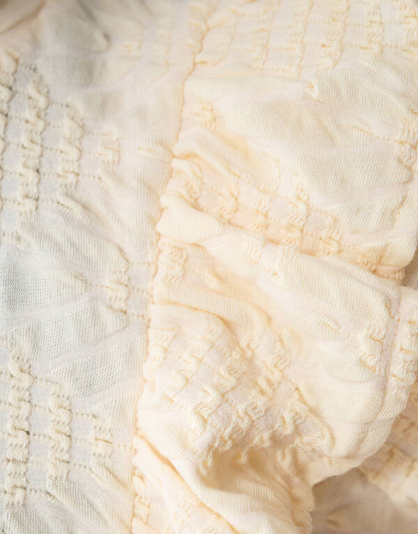 Ruffle Top Gebroken Wit SHOEBY GIRLS