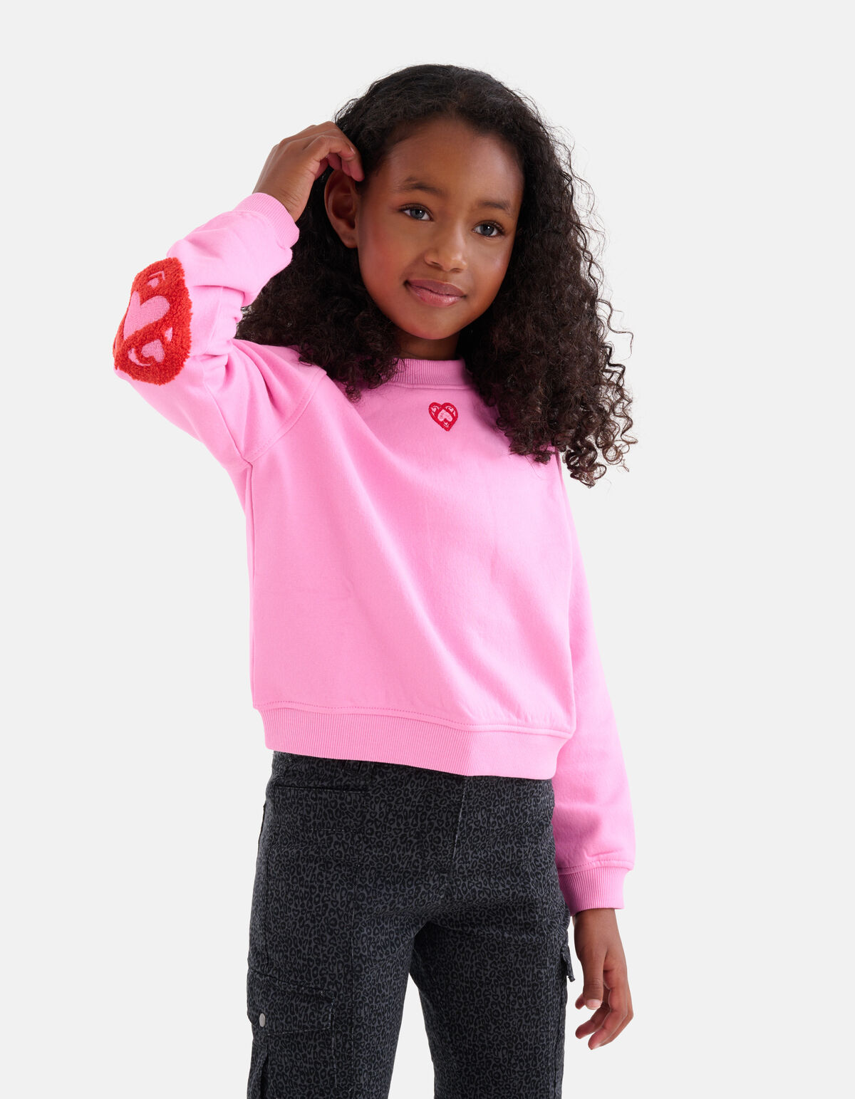 Embroidery Sweater Roze SHOEBY GIRLS