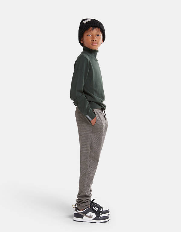 Geruite Broek Grijs SHOEBY BOYS
