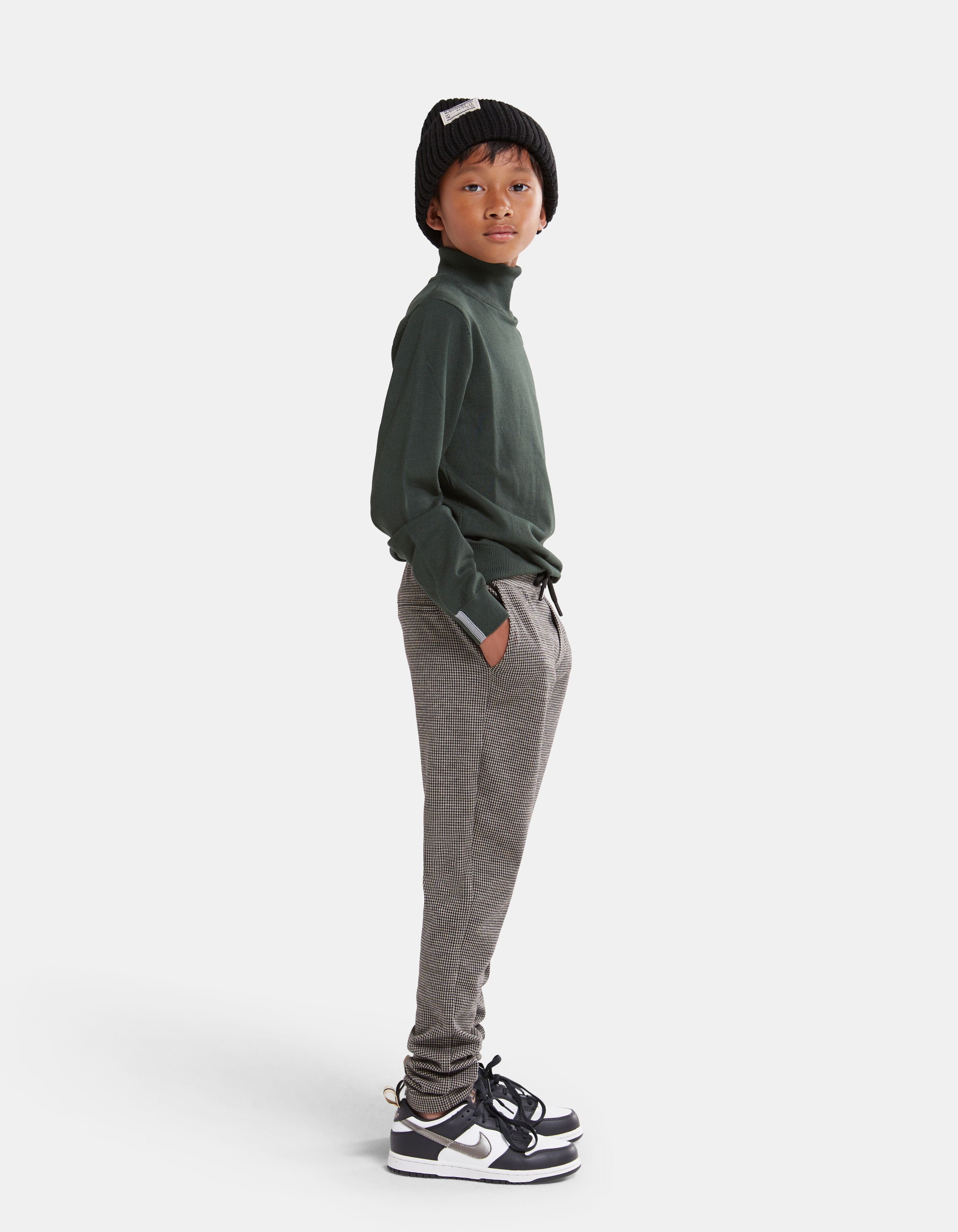 Geruite Broek Grijs SHOEBY BOYS