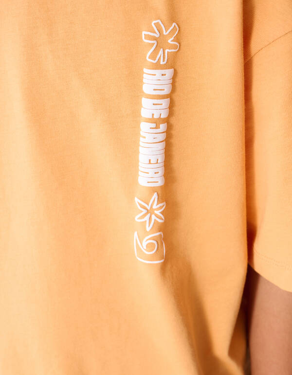 Holiday Artwork T-shirt Lichtoranje SHOEBY BOYS