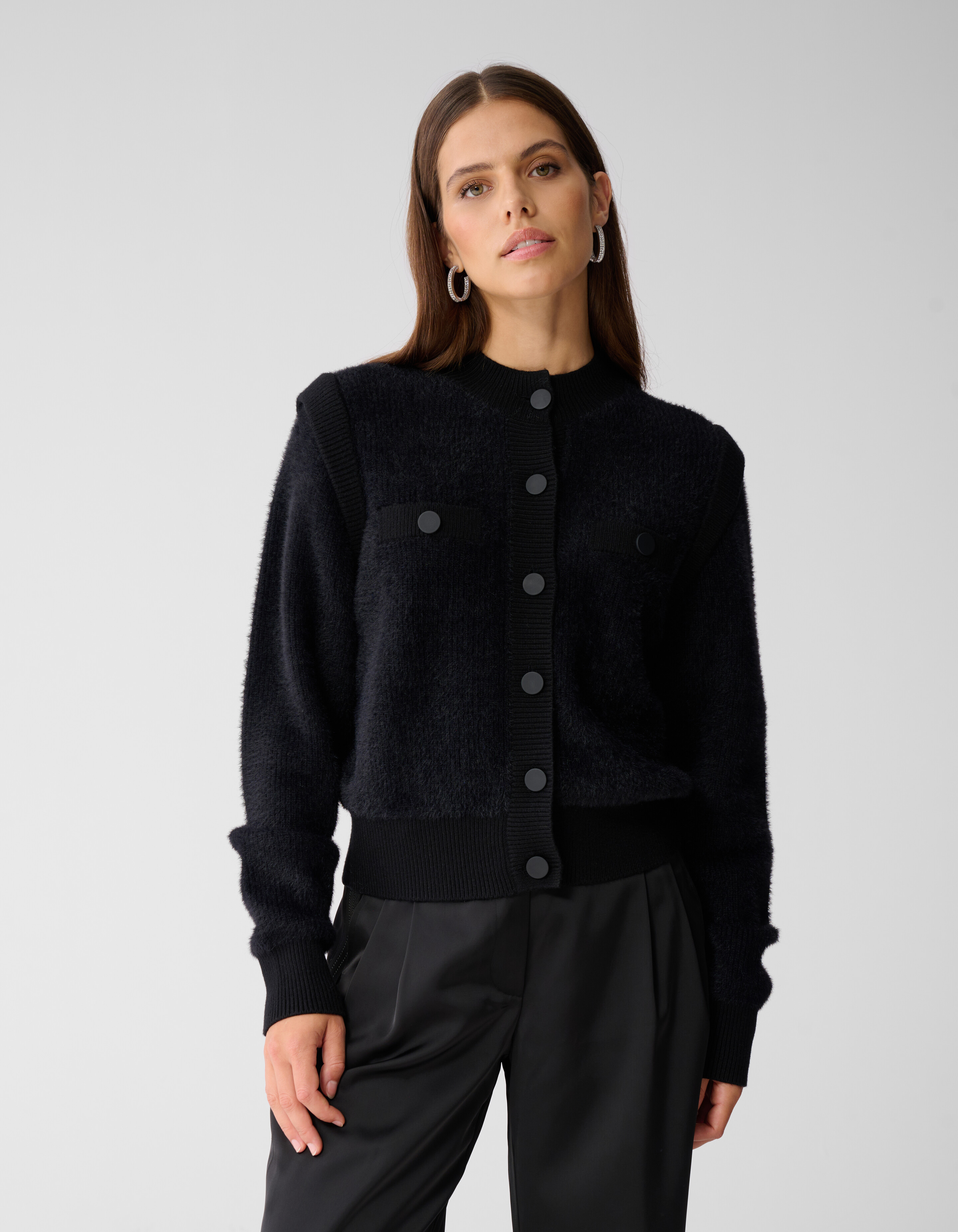 Button Vest Zwart By Mieke SHOEBY WOMEN