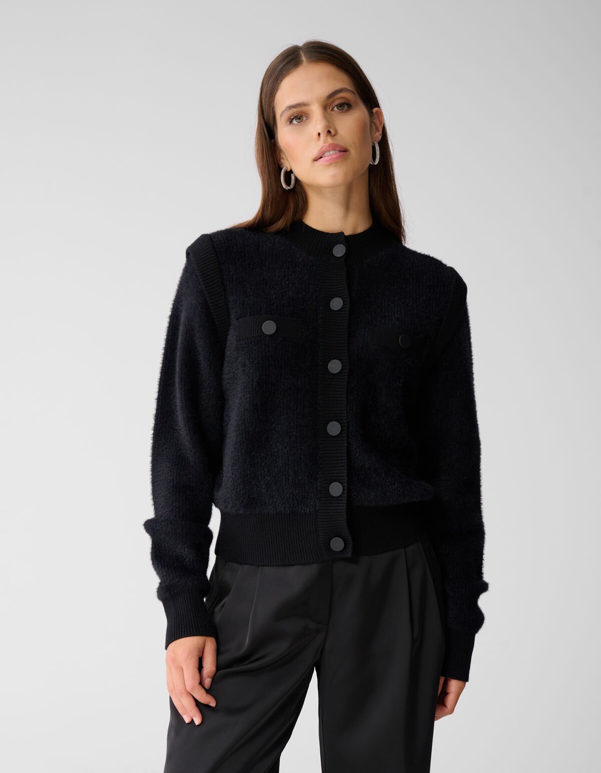 Button Vest Zwart By Mieke SHOEBY WOMEN