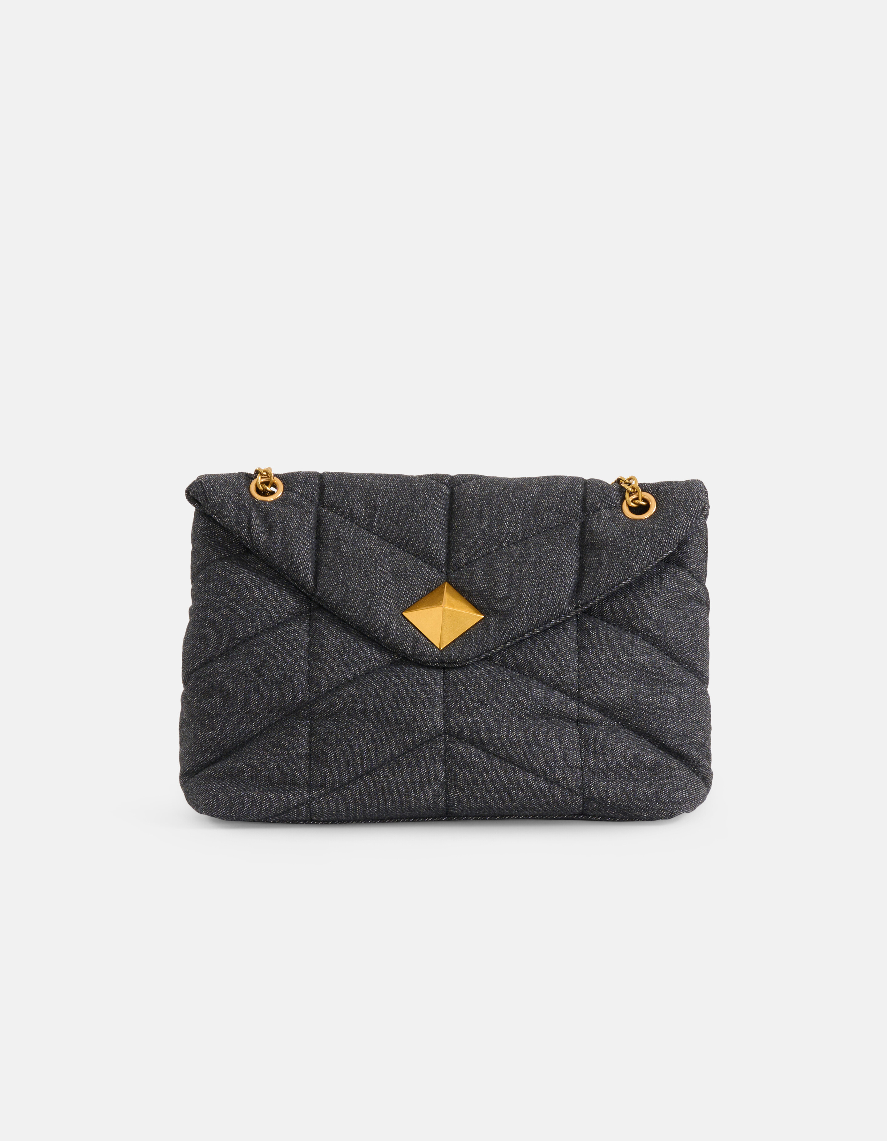 Denim Tas Donkergrijs SHOEBY ACCESSOIRES