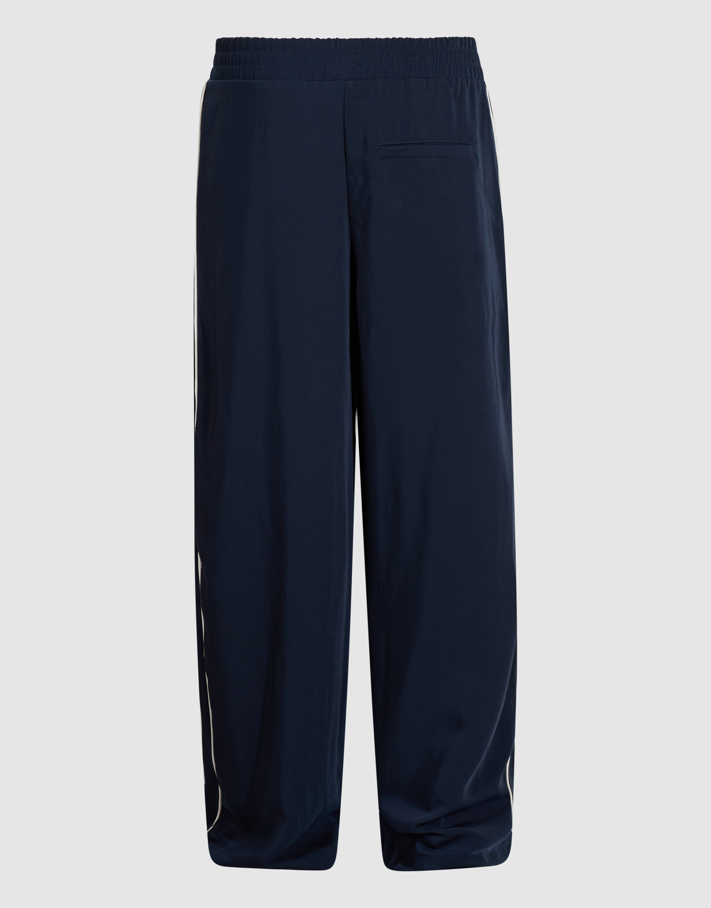 Sporty Piping Wide Leg Fit Broek Donkerblauw SHOEBY WOMEN