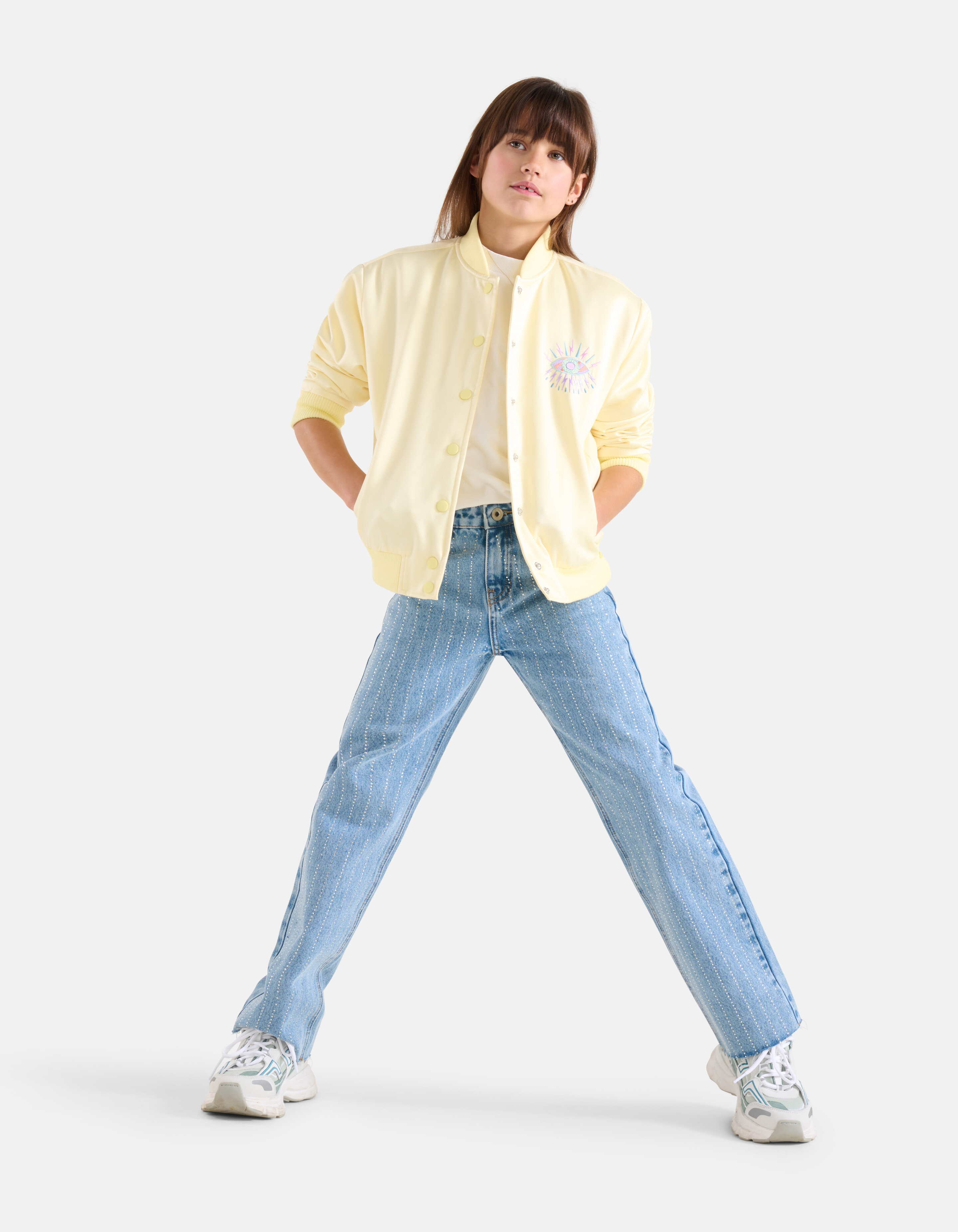 Bomber Jack Lichtgeel By Nicolette SHOEBY GIRLS