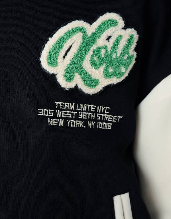 Kick Off Artwork Bomber Zwart/Wit SHOEBY BOYS