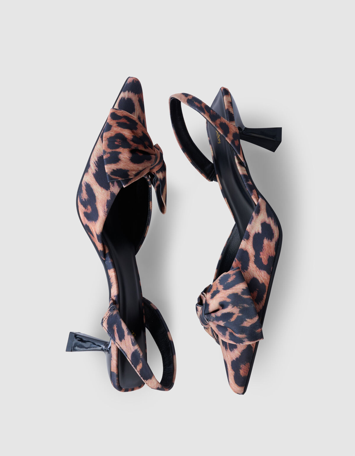 Leopard Strik Hakken Bruin SHOEBY WOMEN