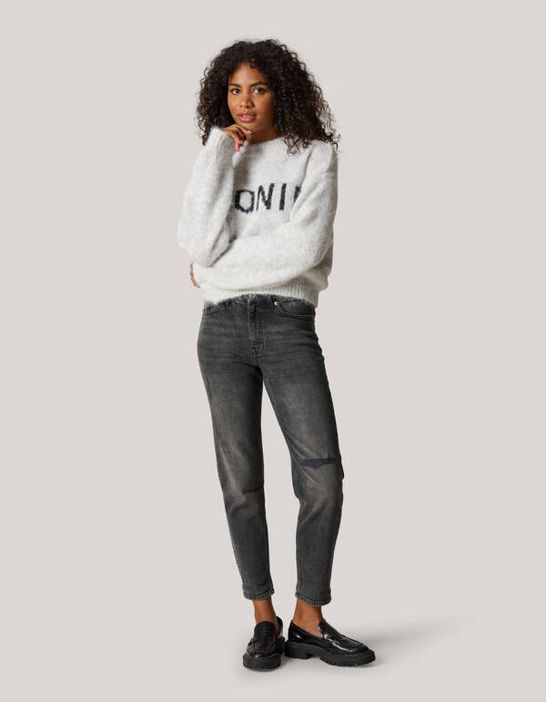 Tapered Fit Jeans Donkergrijs L29 SHOEBY WOMEN