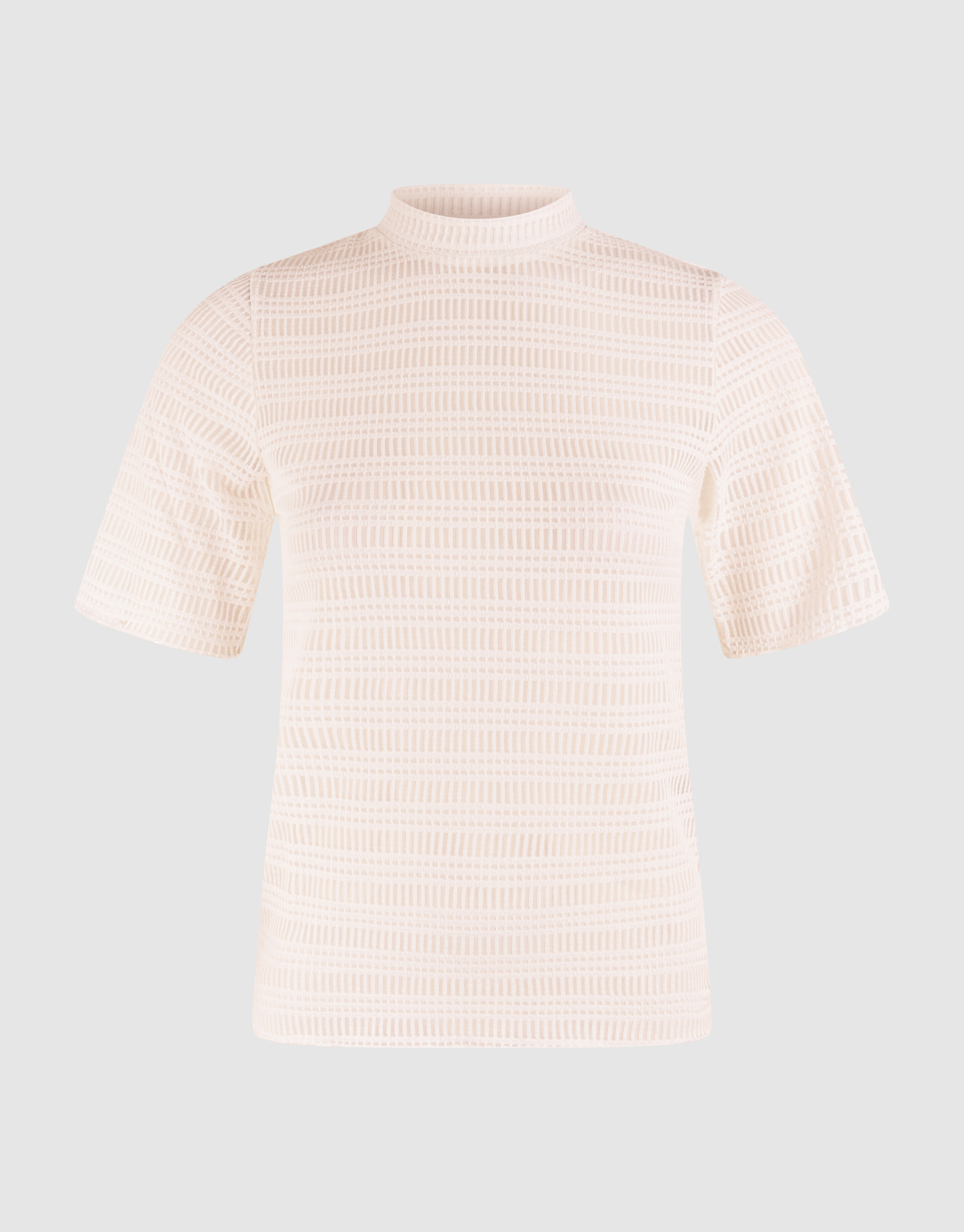 Mesh Structuur Top Gebroken Wit SHOEBY WOMEN