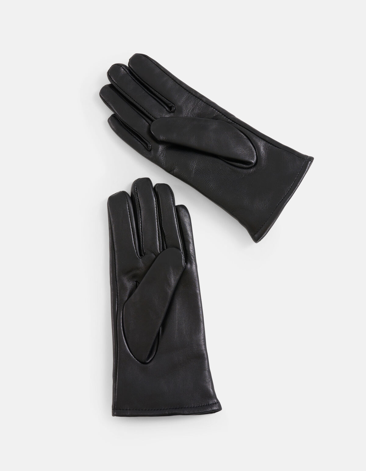 Leren Chain Handschoenen Zwart SHOEBY ACCESSOIRES