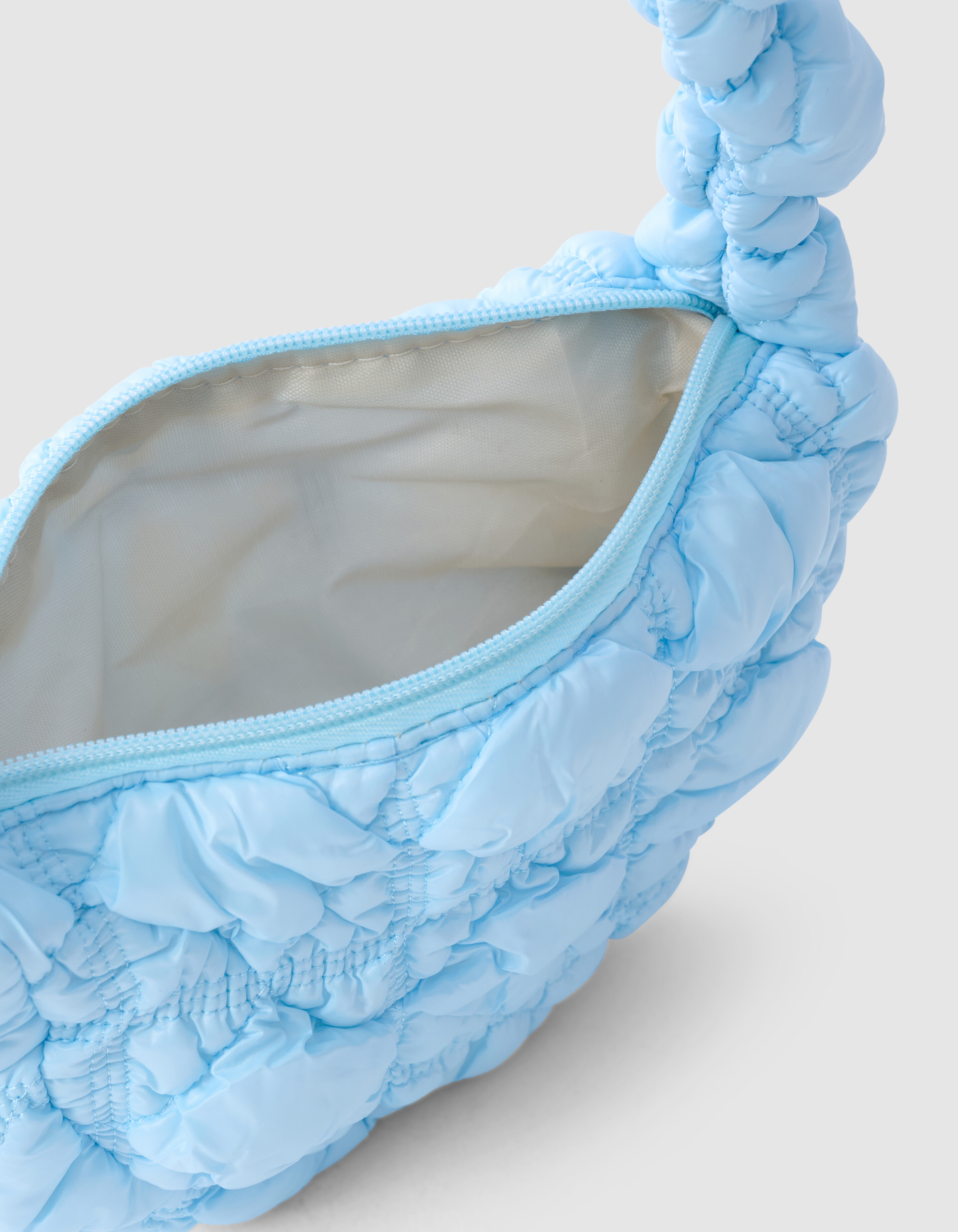 Quilted Tas Lichtblauw SHOEBY ACCESSOIRES