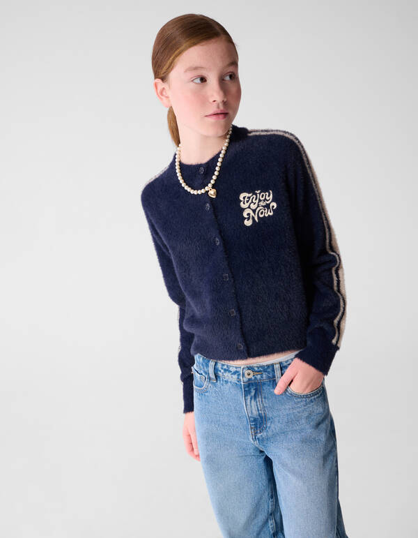 Hairy Sporty Vest Donkerblauw SHOEBY GIRLS