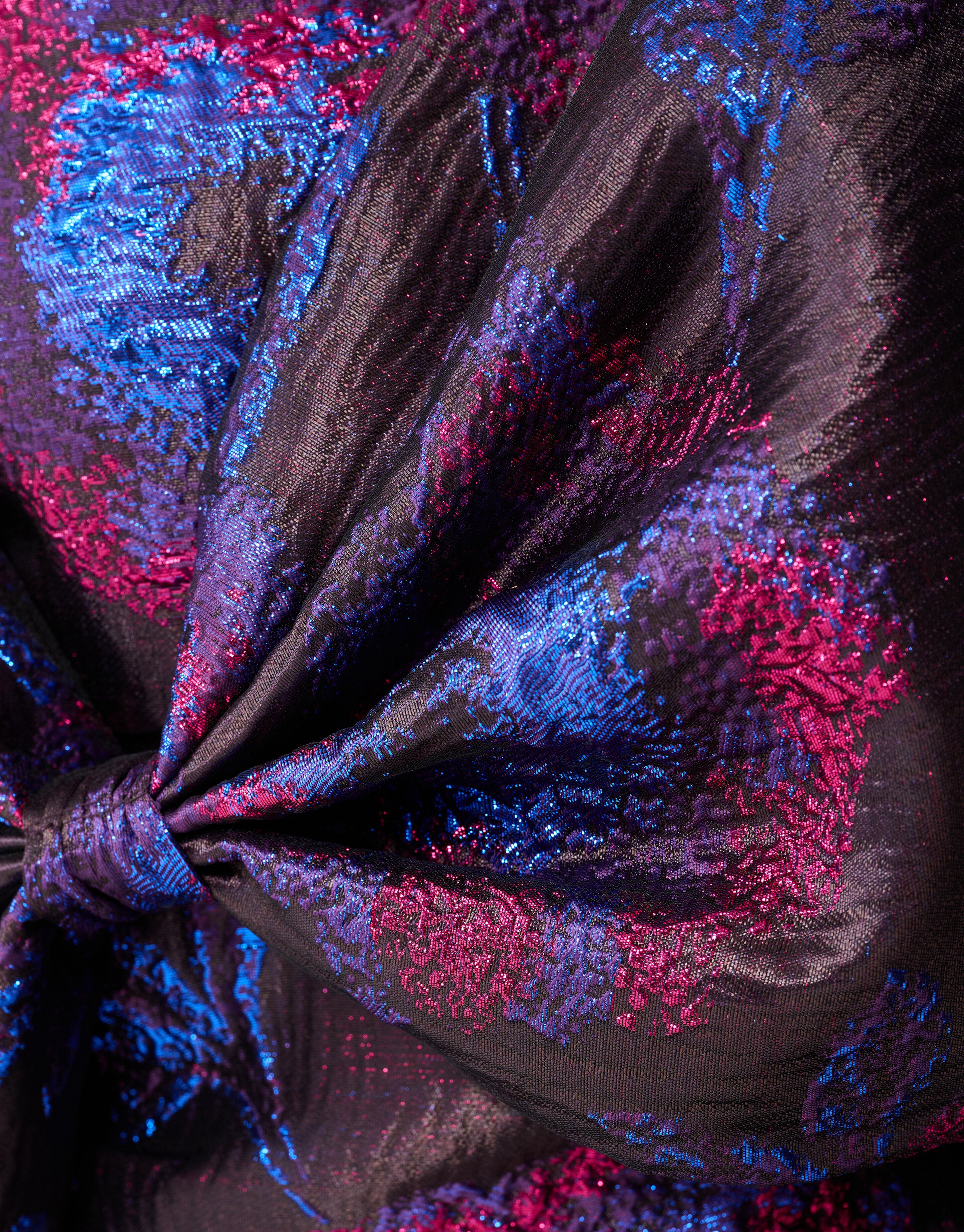 Jacquard Strik Top Paars/Zwart SHOEBY WOMEN