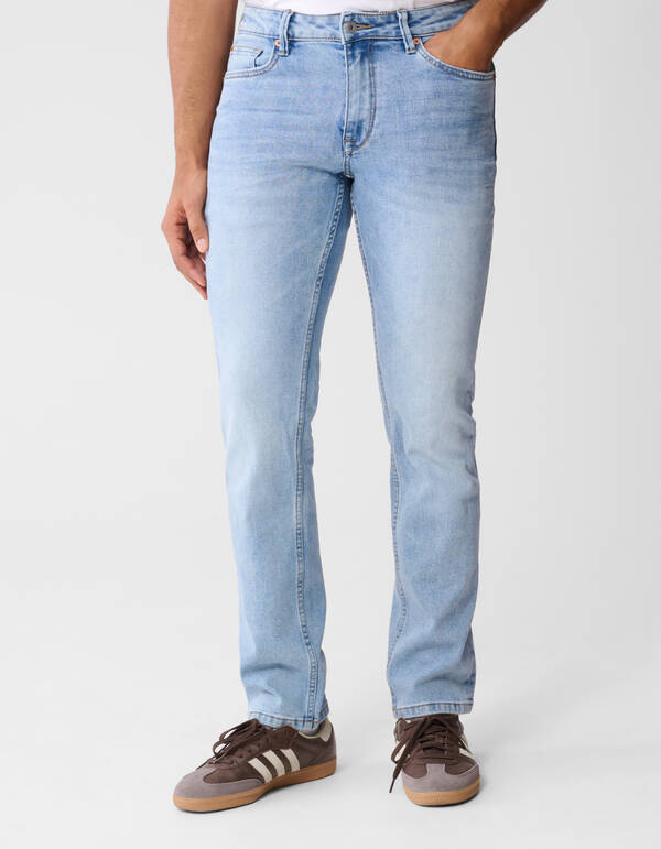 Straight Fit Light Jeans Bleached L32 SHOEBY MEN