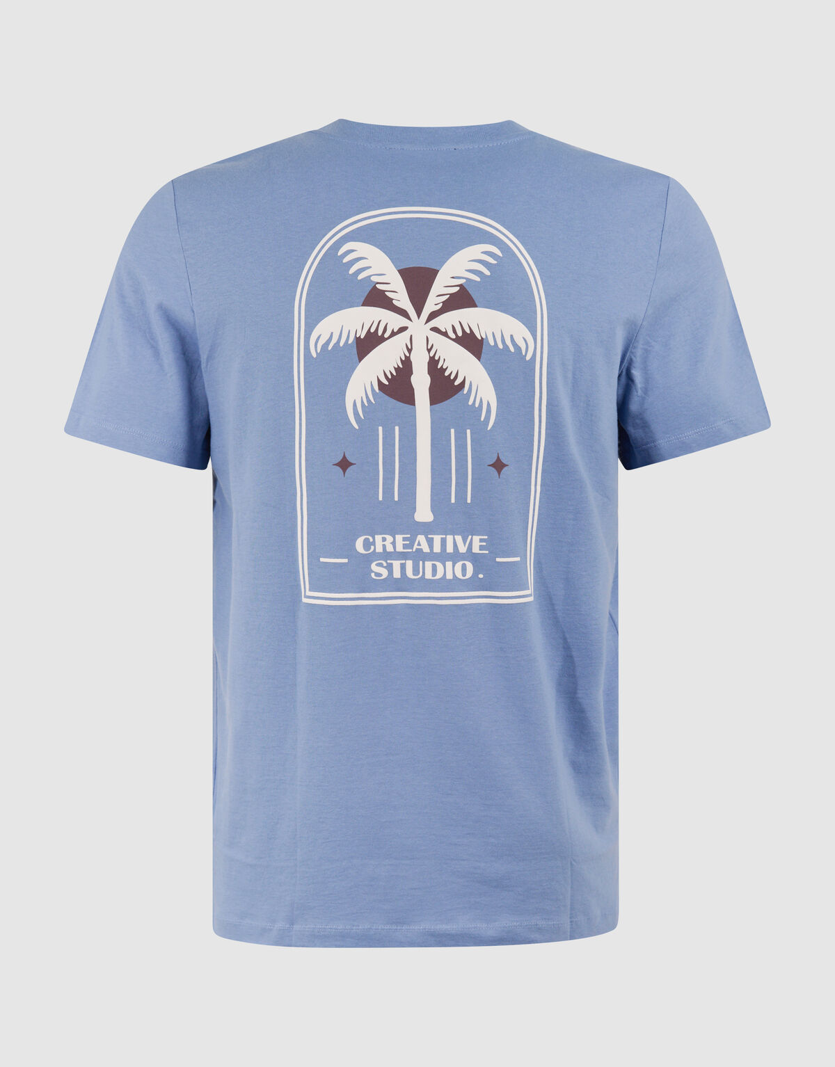 Urban Artwork T-shirt Lichtblauw SHOEBY MEN