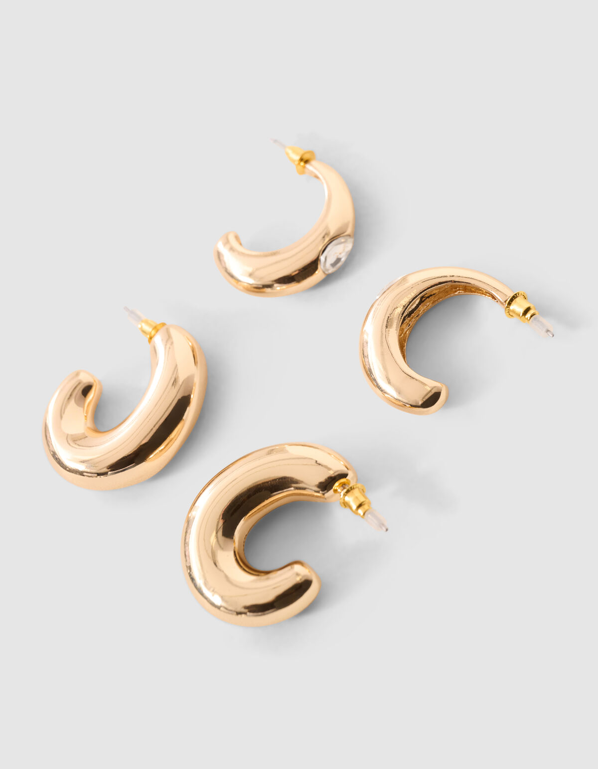 Basic Hoop Set Oorbellen Goud SHOEBY ACCESSOIRES