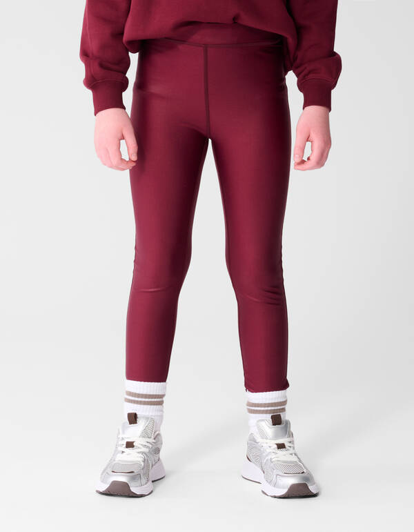 Shiny Legging Donkerrood SHOEBY GIRLS