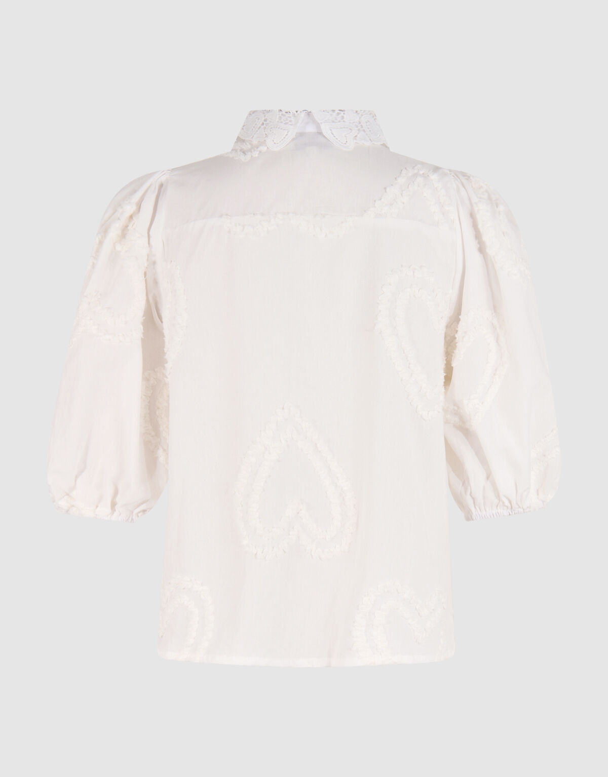 Puff Heart Top Wit SHOEBY WOMEN