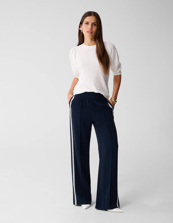 Embroidery Top Gebroken Wit SHOEBY WOMEN