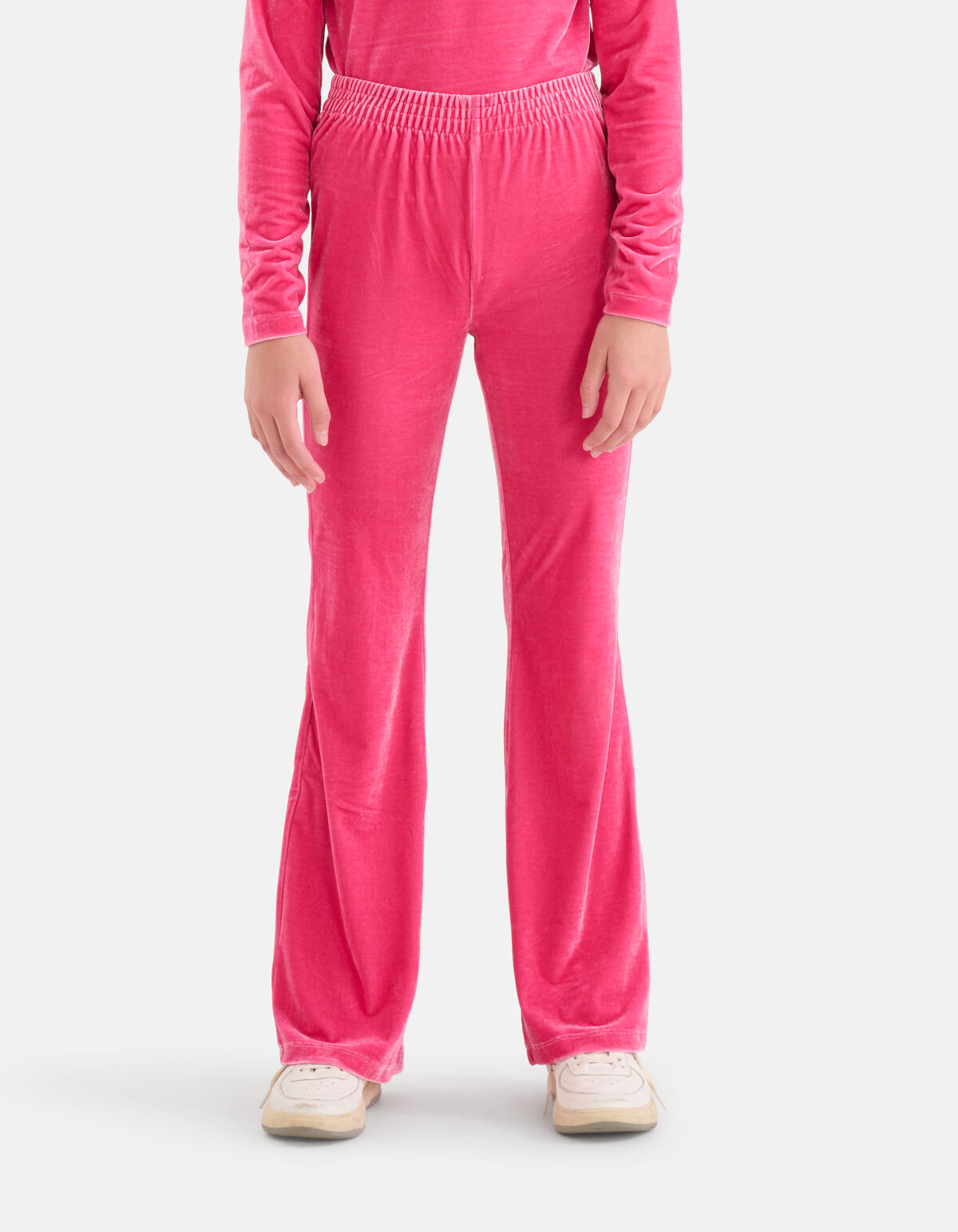 Velvet Flared Broek Roze SHOEBY GIRLS