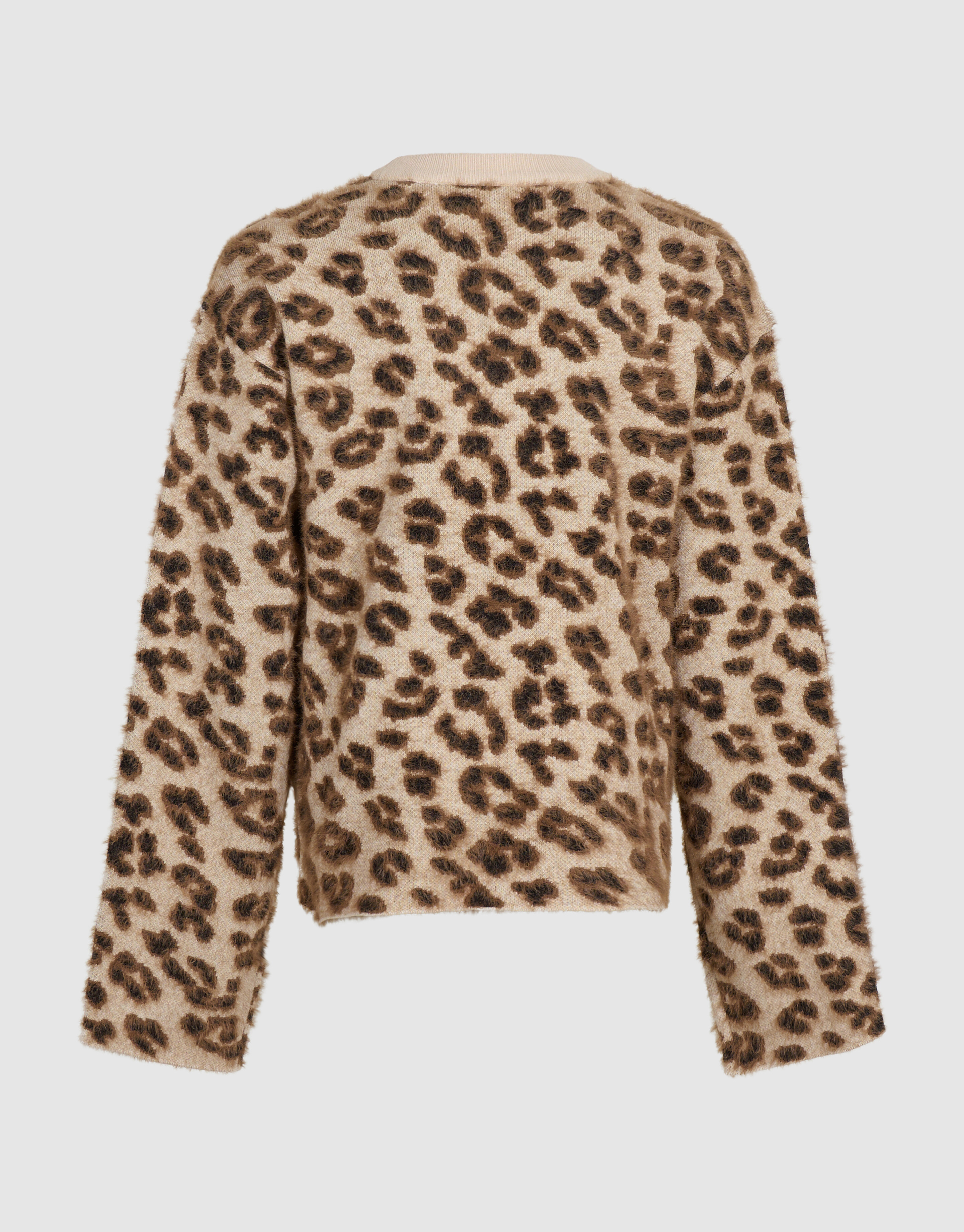 Parel Leopard Trui Bruin SHOEBY GIRLS