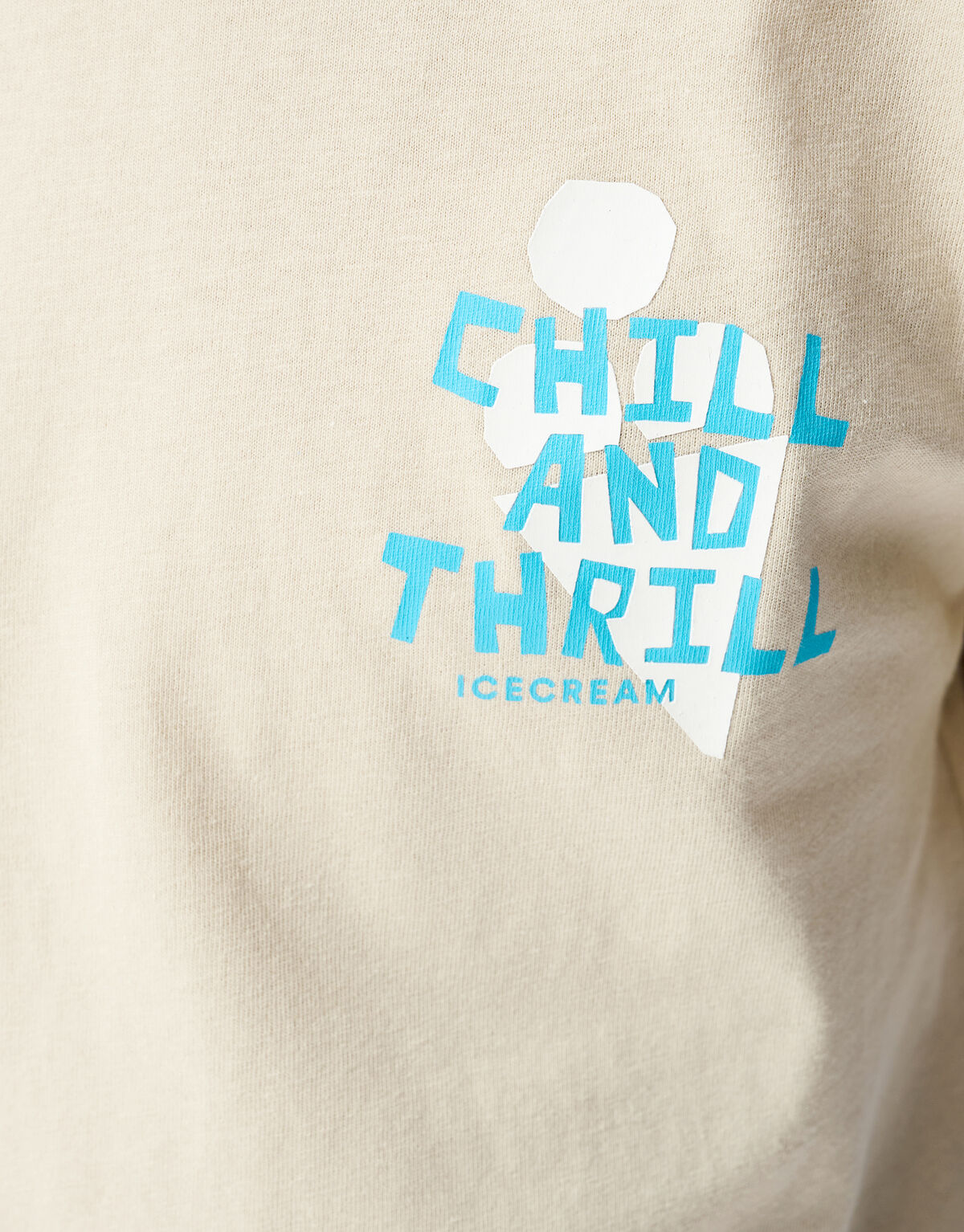 Chill Artwork T-shirt Zand SHOEBY BOYS